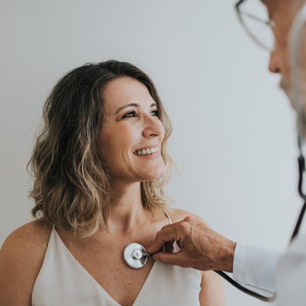 An HonorHealth patient gets her yearly physical