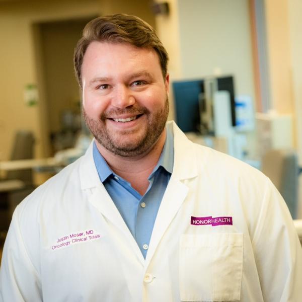 Dr. Justin Moser, a melanoma specialist at HonorHealth Research Institute